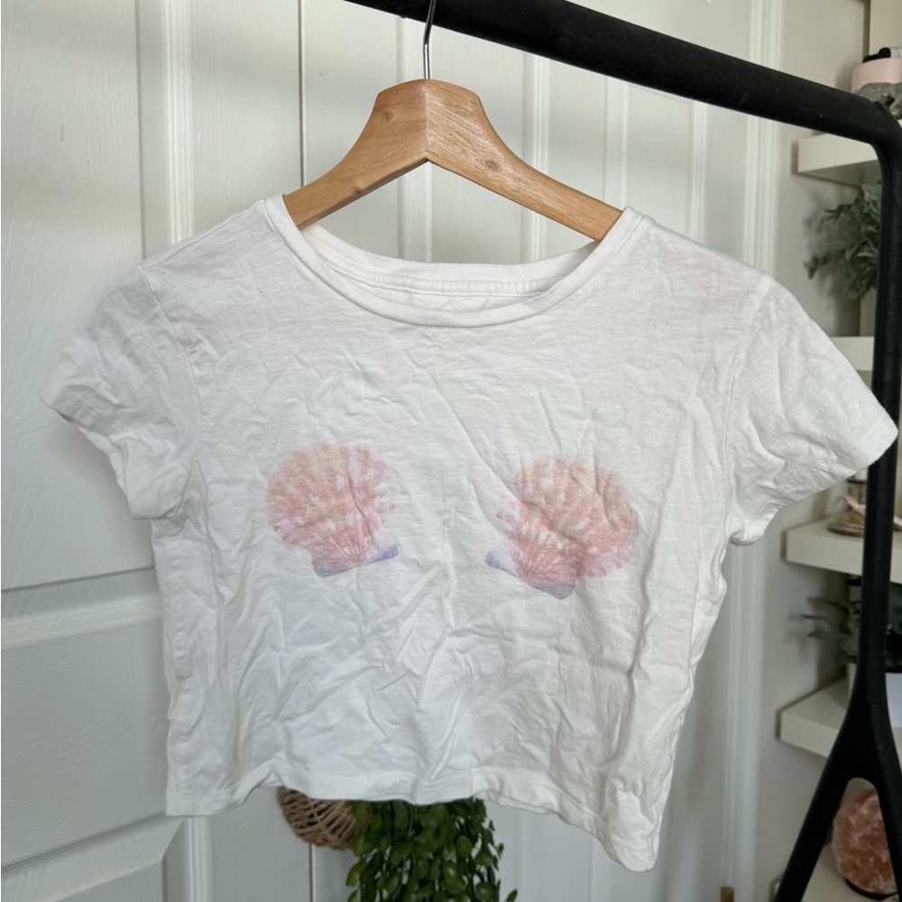 Aerie Seashell Baby Tee